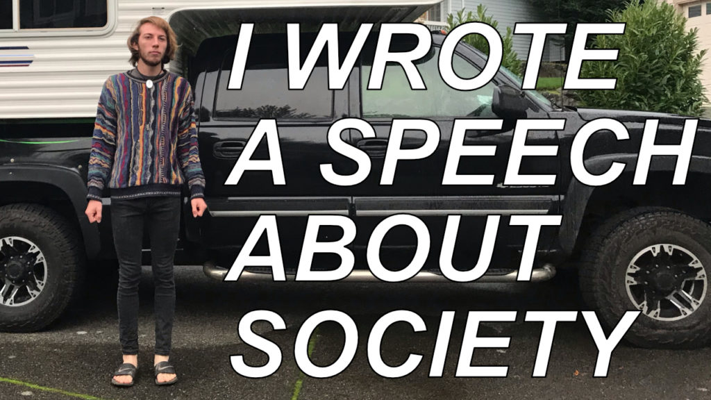 I wrote a speech youtube cover